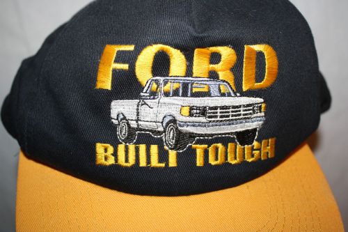 Ford pickup hat 1987 1988 1989 1990 1991 f150 2wd truckdriver nwt built tough