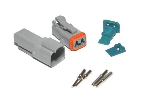 Deutsch compatible amphenol at 2 pin 14-16 awg solid connector kit, from usa