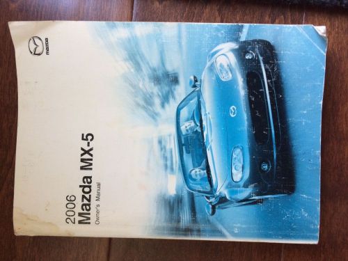 Mazda 2006 miata owners manual