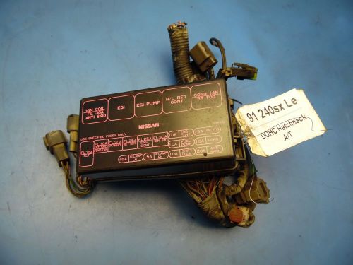 89-94 nissan 240sx oem under hood fuse box with fuses relays and cover #2