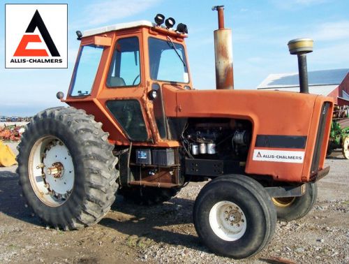 Allis chalmers 7060 &amp; 7080 tractor service shop maintenance repair manual cd
