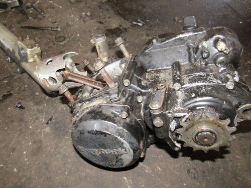 1984 kawasaki kx250 lower end motor engine crank cases transmission