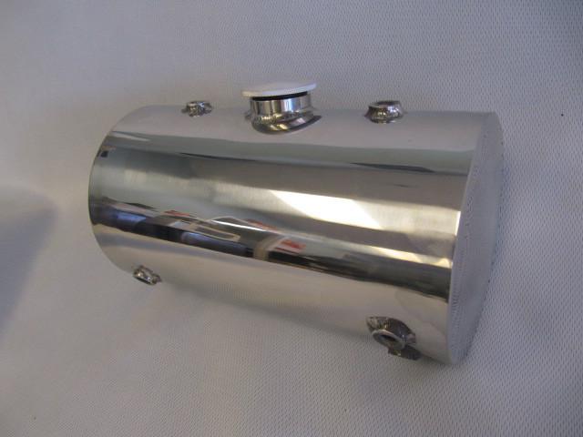 Custom round polished stainless steel motorcycles oil tank for harley, triumph 