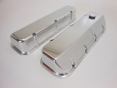 Big block chevy valve covers polished cast aluminum made in usa