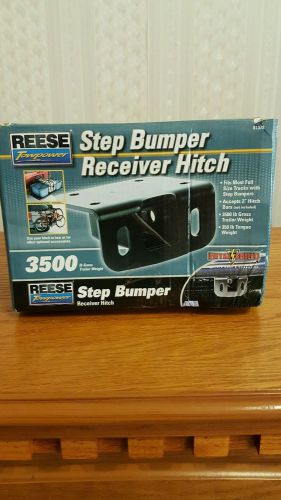 New 2&#034; reese  step bumper receiver hitch 3500lb trailer 350lb tongue max 81378