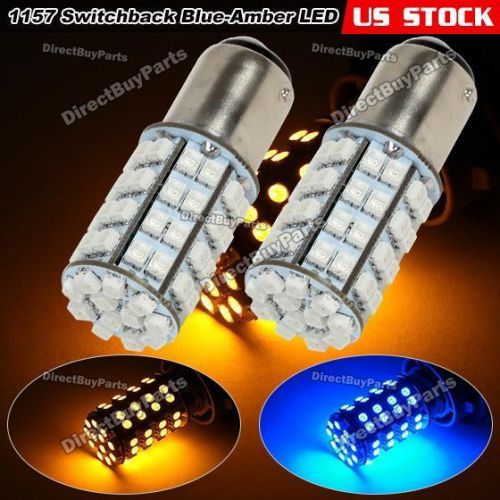 1pair 1157 1004 dual chip 60-3528-smd front turn signal light high power led