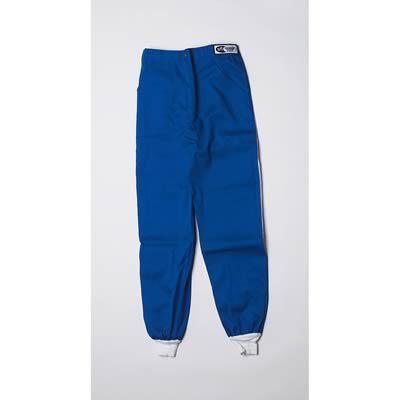 G-force racing driving pants single layer fire-retardant cotton large blue ea