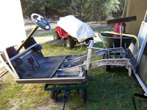 Club car ds 1999 used golf cart frame chassis (front end cut off) in fl