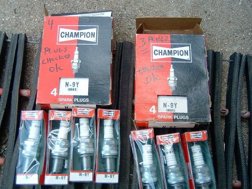 Champion n-9y spark plugs mopar 340 1968-72 some british also (7)plugs