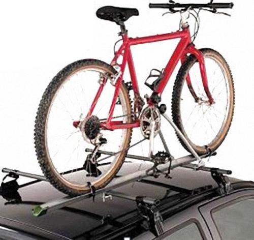 3 x aluminum upright car suv roof bike bicycle rack carrier w/lock (for 3 bikes)