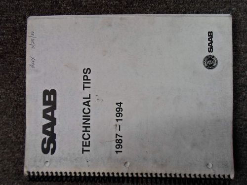 1987 89 91 1994 saab all models technical tips manual factory oem book 87 94