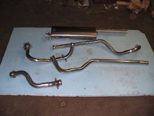 Stainless steel exhaust system 1958 buick 50 series super - nice