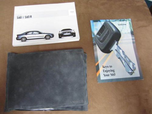 2004 volvo s60 owners manual w/case 04 free shipping