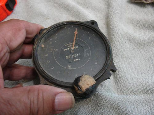 Vintage aircraft altimeter ?