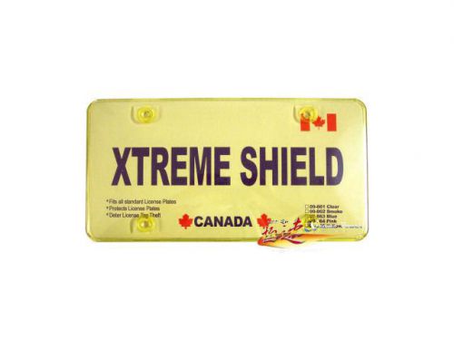 License plate frame yellow cover, 2pcs fit canada &amp; usa license plate 865