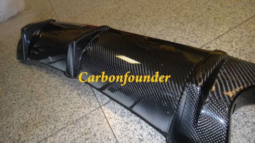 For r230 mercedes benz sl55 amg model big fins style real carbon diffuser
