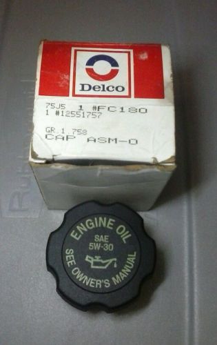 Genuine delco oem engine oil filler cap 12551754 fc 180