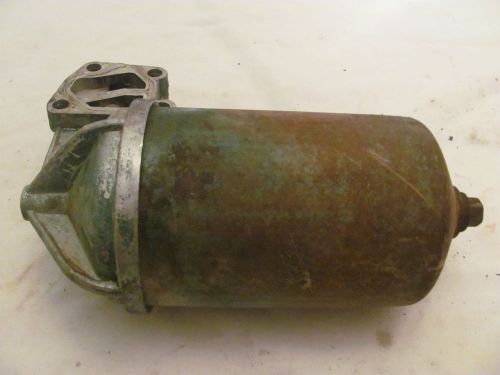54 55 56 buick nailhead v8 engine motor oil filter housing can canister mount