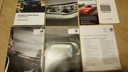 2016 bmw 3 series 320i 328i 340i d xdrive sedan car owners manual books guide