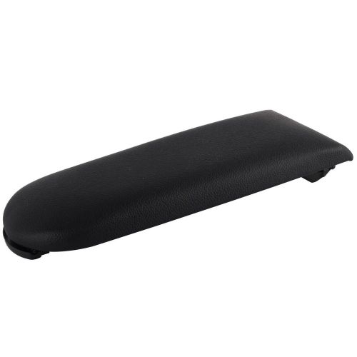 Oem black leather center console armrest cover lid for vw jetta golf mk4 98-04