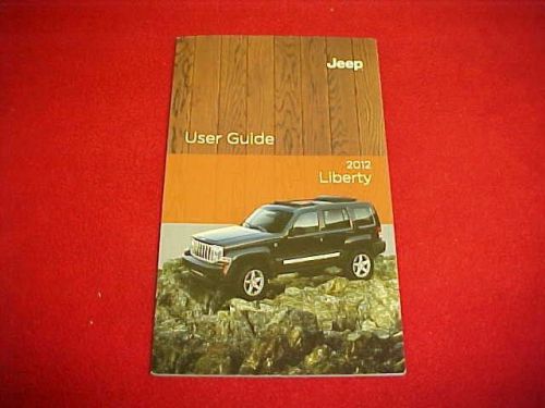 2012 jeep liberty original user guide booklet only 12 service book oem