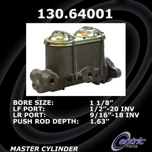 Centric 130.64001 brake master cylinder-premium master cylinder