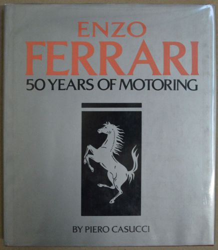 Enzo ferrari 50 years of motoring book by casucci