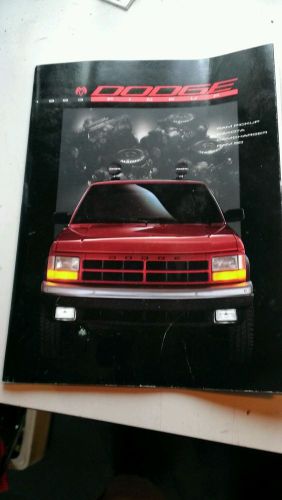 1993 dodge pickup sales brocure