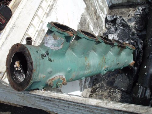6-71,12v-71/92 detroit diesel marine water cooled exhaust manifold, (8921704)