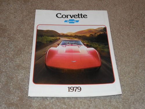 1979 chevy corvette c3 dealer sales-showroom brochure