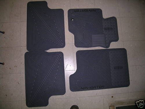New ford lincoln navigator floor mats 1998 to 2002 gray