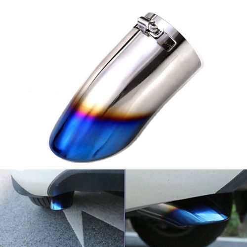 Stainless tail throat exhuast pipe muffler tail tip colorful for x-trail 2014