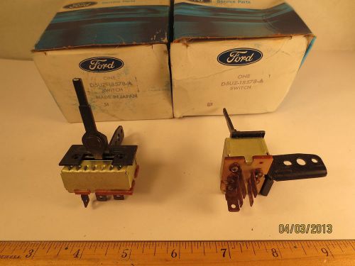 One ford 1975/up e100/350 econoline van switch asy heater - w/aux heater or a/c