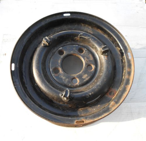 1950&#039;s original mercedes benz 13&#034; x 5&#034; rim wheel w/ hubcap clips
