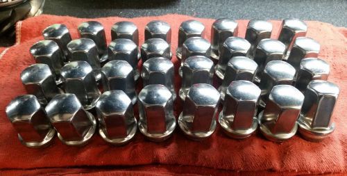 Gmc denali, silverado 2500hd factory oe lug nuts (32)14x1.5mm lug exposed lugs