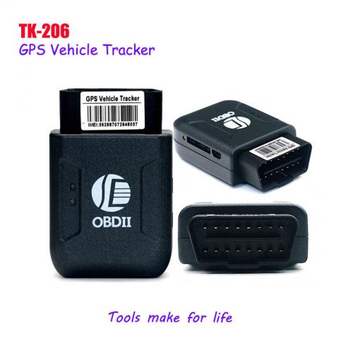 Tk206 obd2 eobd auto car vehicle gps tracker real time truck tracking device