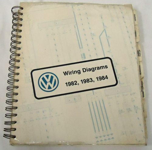 Vw shop manual wiring diagrams 1982, 1983, 1984 ~ w42 001 135 1 ~ lpv 800 999