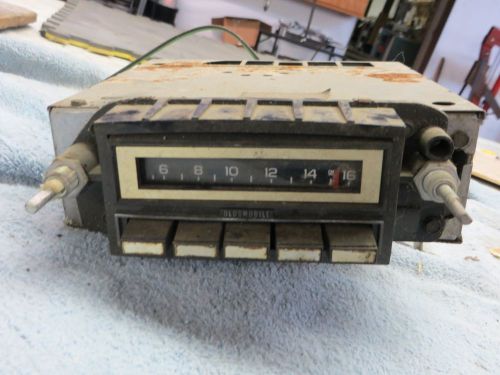 Delco gm am car radio from 1975 oldsmobile cutlass 442 hurst