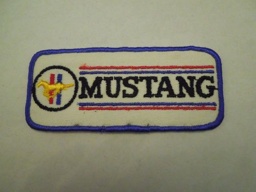 Vintage ford mustang car automobilia embroidered iron on patch