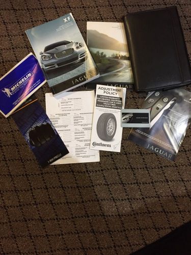 2007 jaguar xf owners manual set with case and navigation section  10