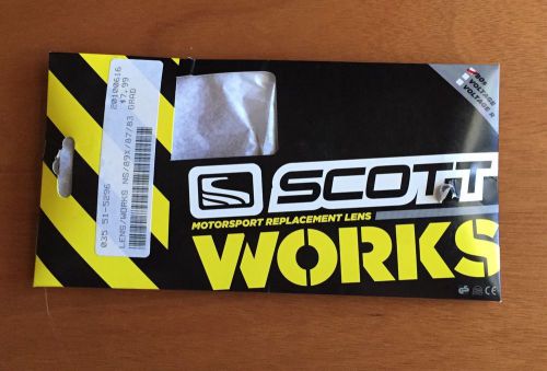 Scott works hi voltage goggles grey with tear-off pins replacement goggle lens