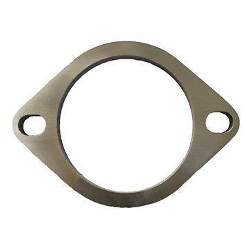 0.5&#034; thick stainless steel exhaust flange 2-bolt 2.5&#034; 64mm downpipe catback