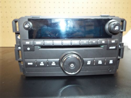 2009-2012 chevrolet traverse radio receiver cd player id# 20935116 oem