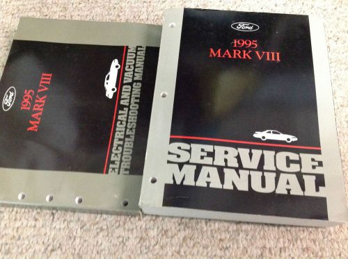 1995 lincoln mark viii service repair shop workshop manual oem set evtm factory