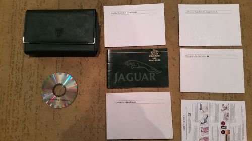 2002 jaguar x-type owners manual and case