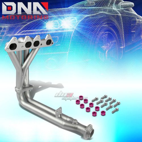 J2 for cd f22 ceramic exhaust manifold racing header+purple washer cup bolts