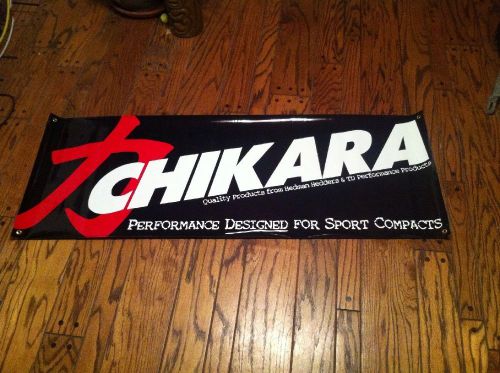 Chikara hedman hedders performance products automotive banner racing sports new
