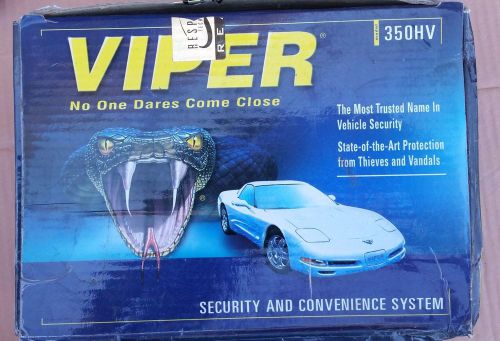 Viper 350vh alarm system, w/ keyless entry