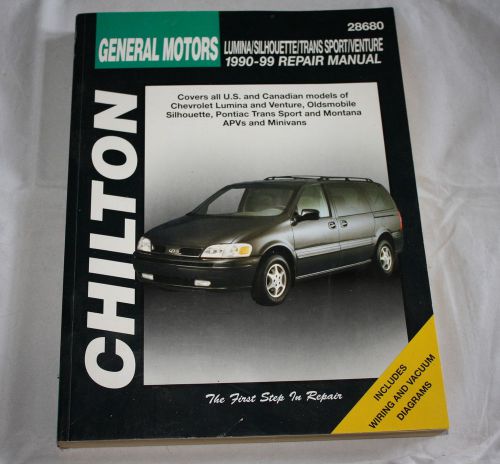 Chilton automotive repair manual general motors apvs and minivans 1990 thru 1999