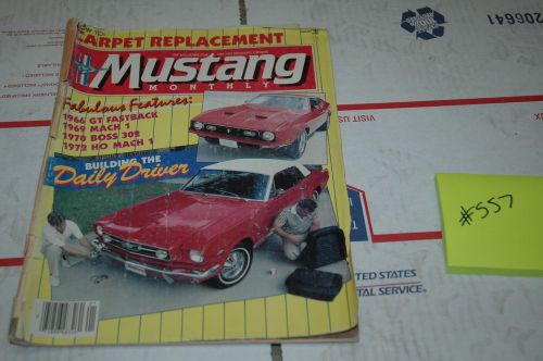 Mustang monthly january 1986 carpet replacement (#557)